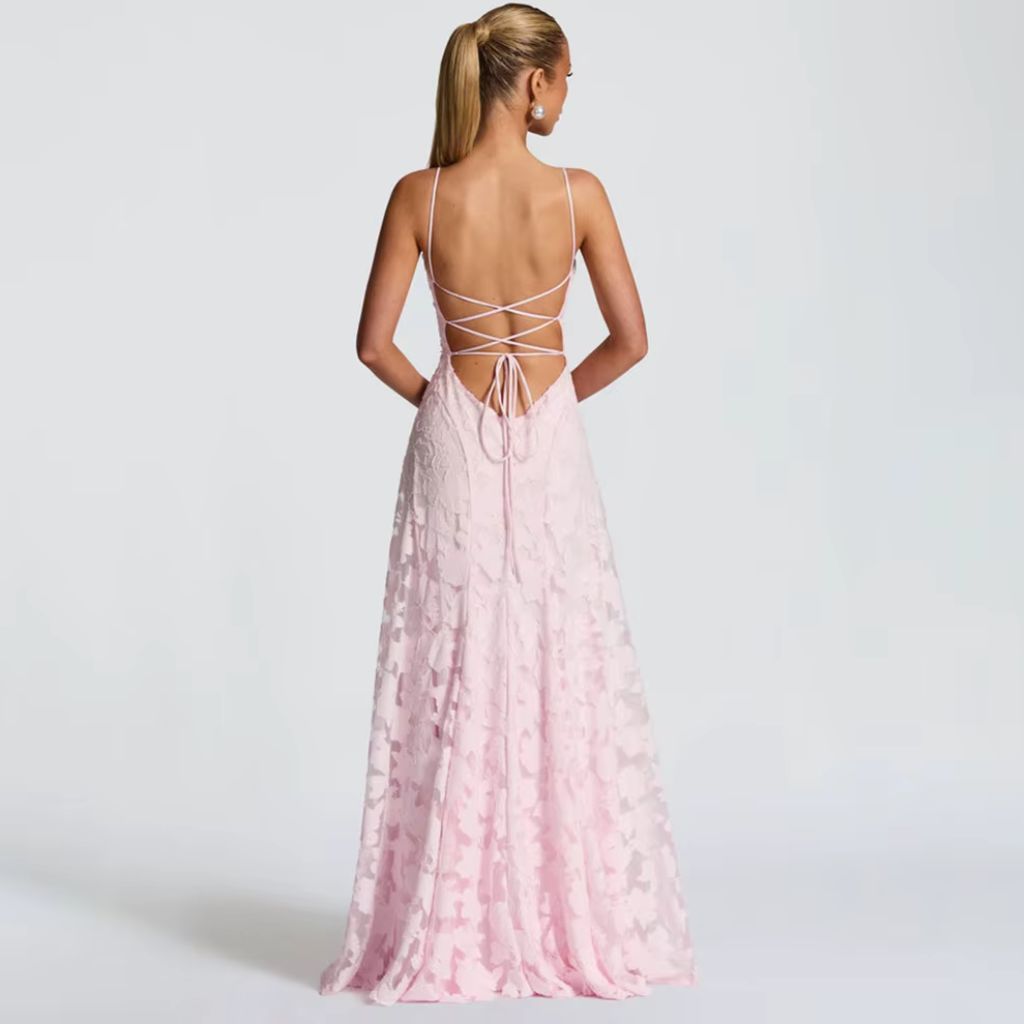 Sleeveless Floral Maxi Dress With Spaghetti Strap