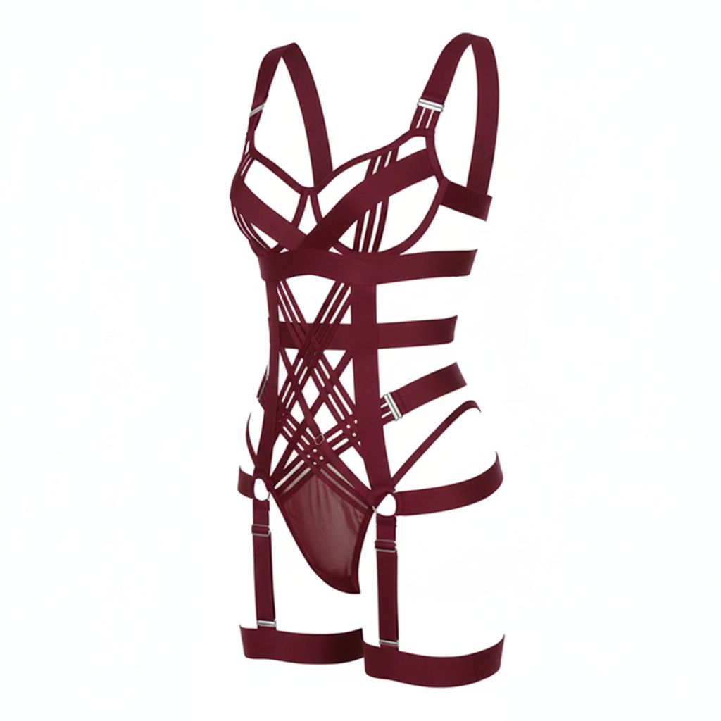 Soft Strappy Lingerie Bodysuit