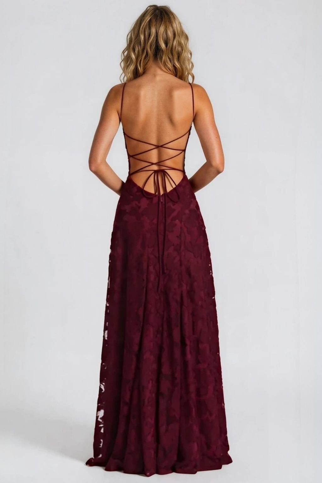 Sleeveless Floral Maxi Dress With Spaghetti Strap
