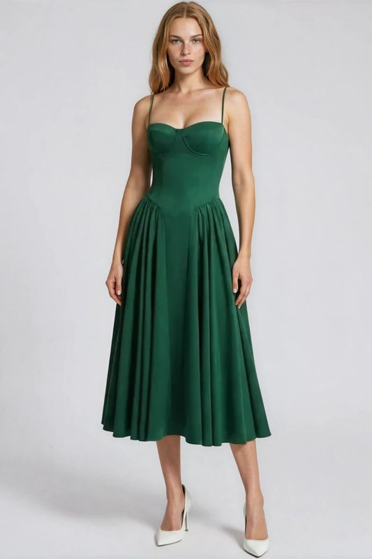 Women's Sculpting Fabric A-Line Dress