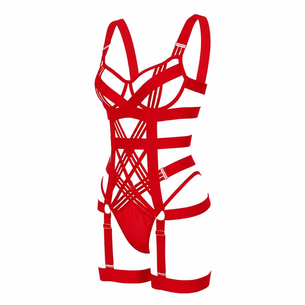 Soft Strappy Lingerie Bodysuit