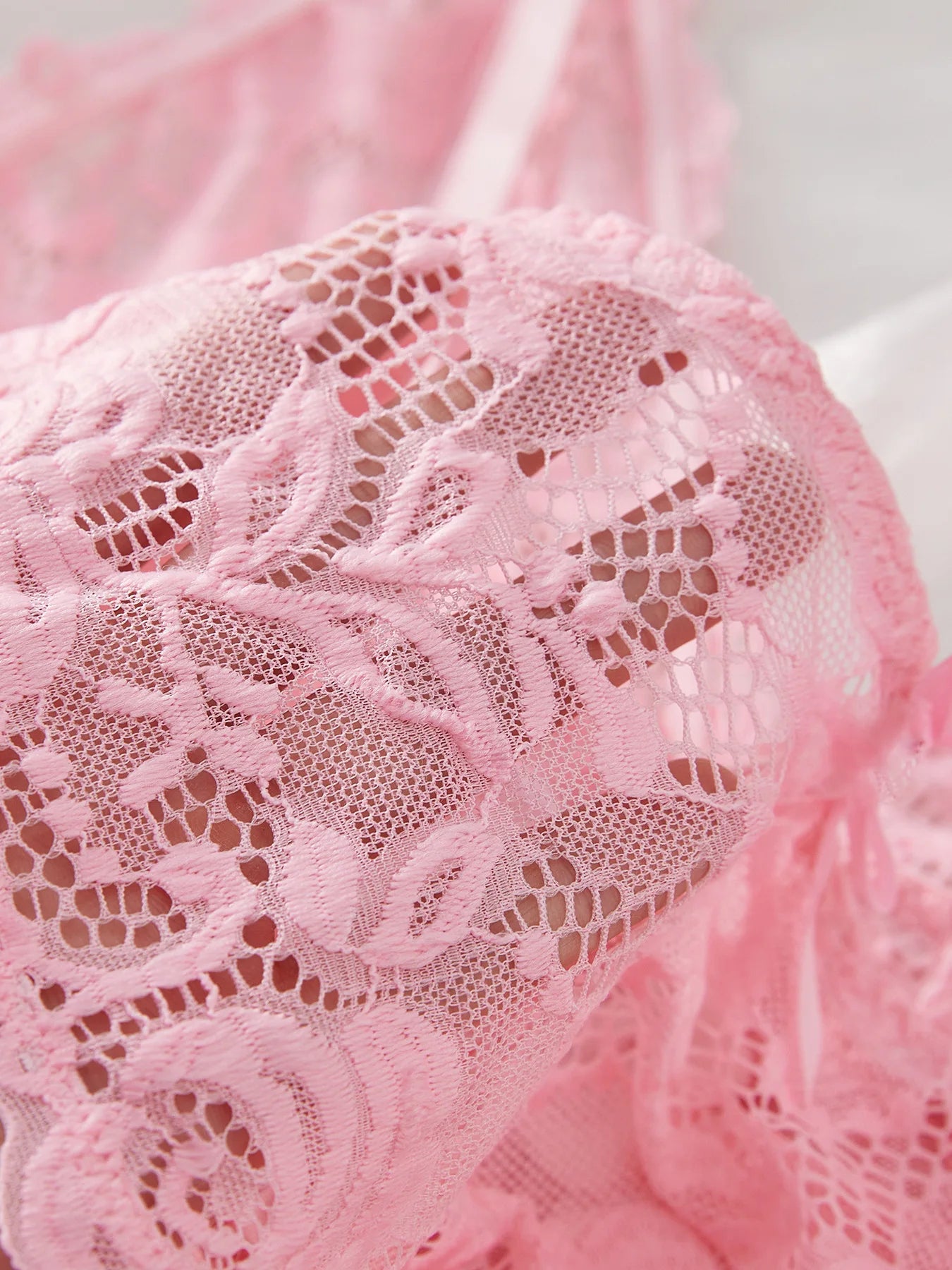 Elegant Lace Babydoll and Panty Nightwear Set