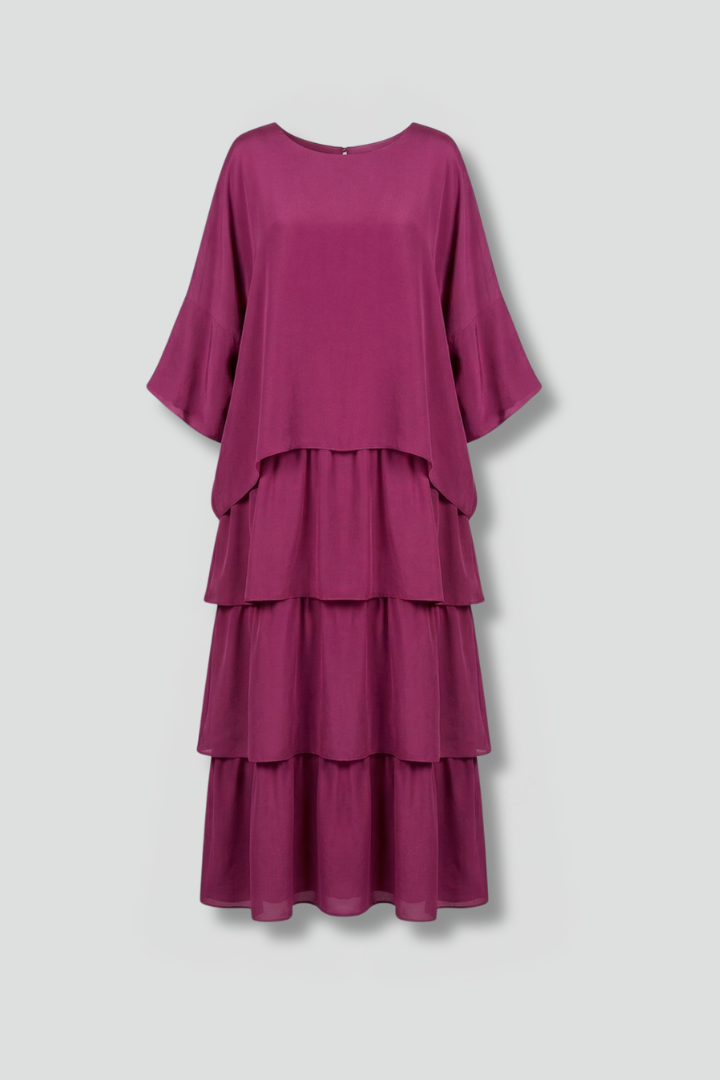 Tiered Chiffon Maxi Dress | Mother of the Bride & Wedding Guest Dress